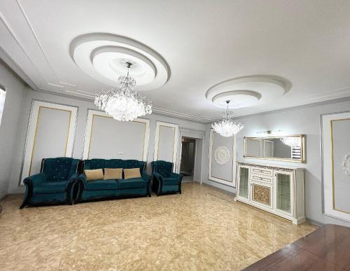 Χώρος καθιστικού στο Halal appartments