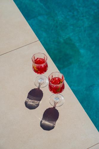 Πισίνα στο ή κοντά στο Villa eftichia