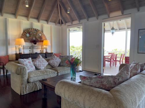 Area soggiorno di Hermitage Nevis