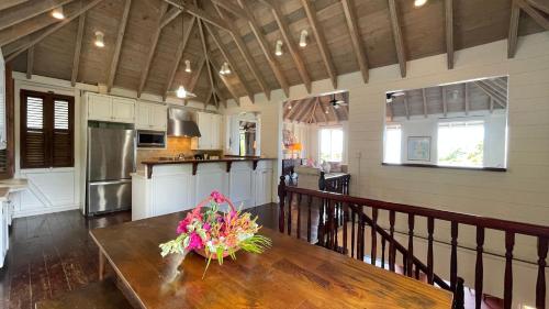 Cucina o angolo cottura di Hermitage Nevis