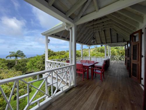 Balcone o terrazza di Hermitage Nevis