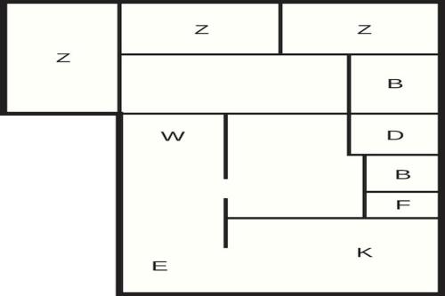 a box with four squares with the words w and e at 8 person holiday home in Ålbæk in Ålbæk