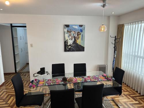 Χώρος καθιστικού στο VIVE Apartments Cusco