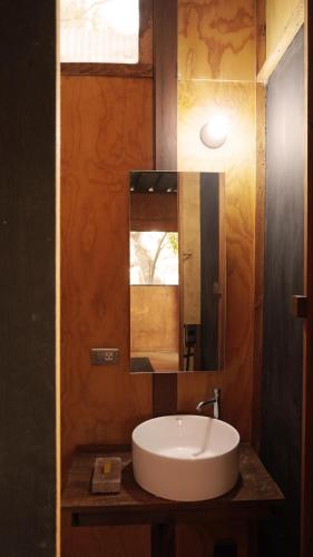 Un baño de Los Asentamientos