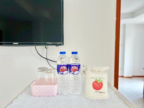 TV a/nebo společenská místnost v ubytování BT Grand Condotel