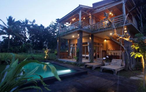 Zahrada ubytování Dukuh Ubud Villa
