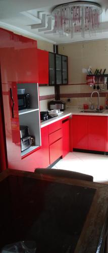 Una cocina o zona de cocina en Mon Nid d'Or ABIDJAN CI