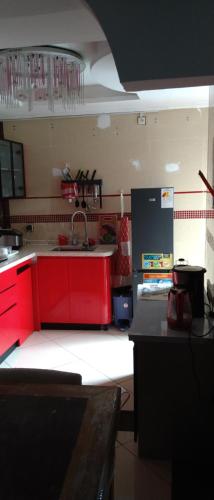 Una cocina o zona de cocina en Mon Nid d'Or ABIDJAN CI