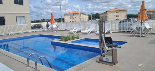 Bazén v ubytování MELHOR De ARACAJU APARTAMENTO NOVINHO nebo v jeho okolí