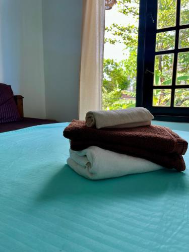 Ein Bett oder Betten in einem Zimmer der Unterkunft Salty Heart - Surf House