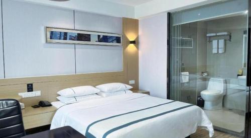 Ένα μπάνιο στο City Comfort Inn Jingzhou Jianli Jiangcheng Road
