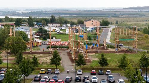 Ο χώρος παιχνιδιού για παιδιά στο Seepark Auenhain