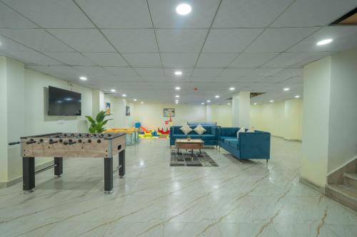 Coin salon dans l'établissement Krishna Abode by Perfect Stayz near Prem Mandir