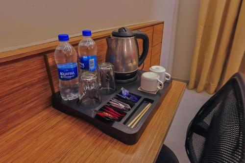 Set per la preparazione di tè e caffè presso Max Hotels Prayagraj