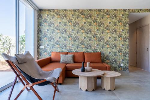 Χώρος καθιστικού στο Blu Horizon - Stylish Living with Pool & Balconies in Protaras