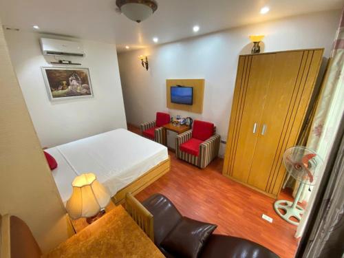 Μια τηλεόραση ή/και κέντρο ψυχαγωγίας στο Moon Hotel Cau Giay