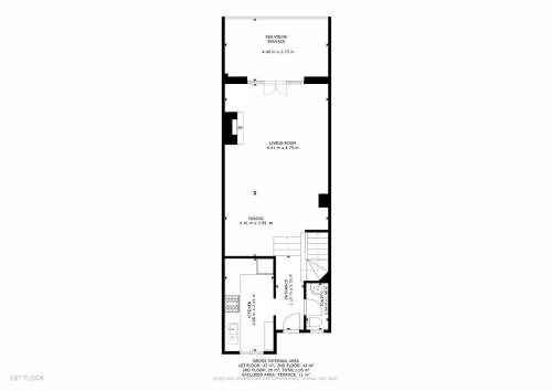a floor plan of a building at Casa adosada en primera línea de playa, Estepona in Estepona