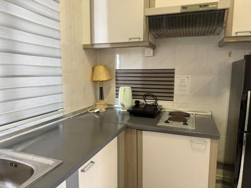 Η κουζίνα ή μικρή κουζίνα στο Costa Mahkota pool view 2 bedroom, 600mbps wifi, new matress Sept'25