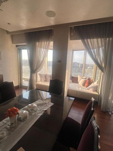 Posezení v ubytování Moison Penthouse