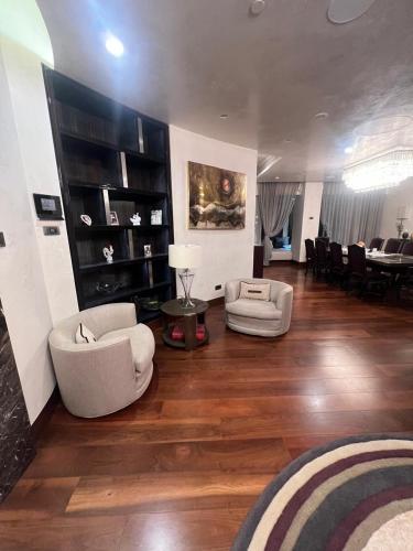Posezení v ubytování Moison Penthouse