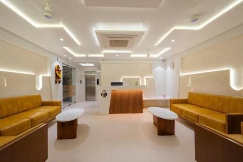 Χώρος καθιστικού στο Hotel Pritam, Nagpur