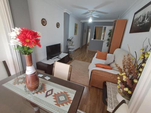 Μια τηλεόραση ή/και κέντρο ψυχαγωγίας στο Apartamento Tahalia Houston