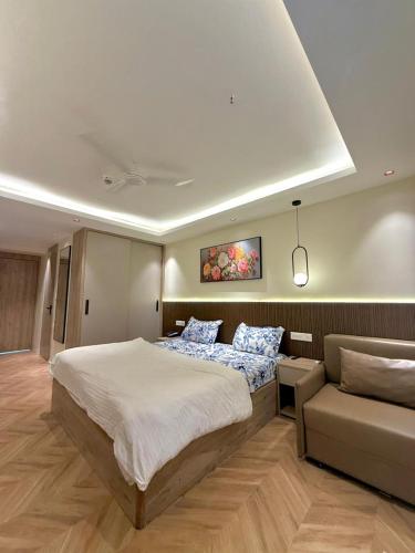 Postel nebo postele na pokoji v ubytování Studio Apartment