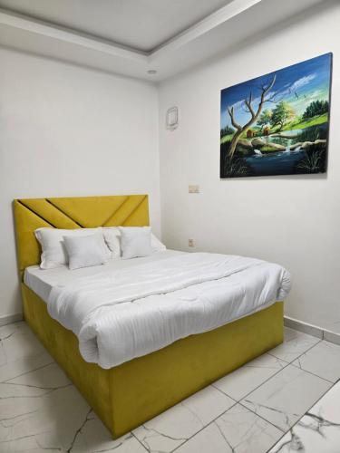 Postel nebo postele na pokoji v ubytování Colombo Hôtel