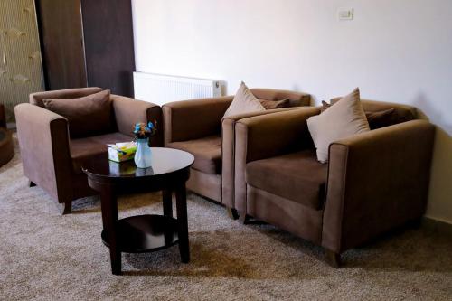 Posezení v ubytování BT Hotel Aparatment