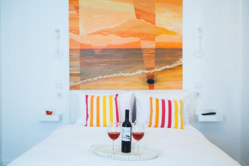 Ένα ή περισσότερα κρεβάτια σε δωμάτιο στο Esinti Hotel