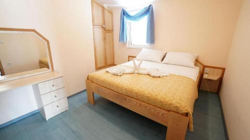 Postel nebo postele na pokoji v ubytování Villa Jelena Vir near beach