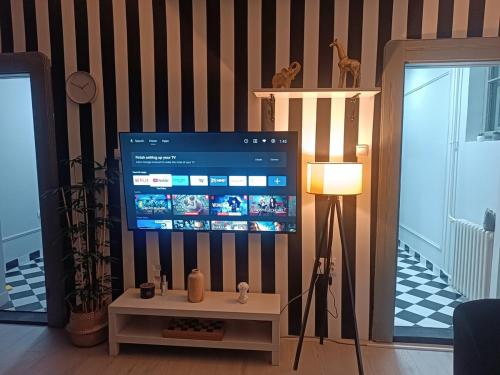 TV a/nebo společenská místnost v ubytování Petars apartment