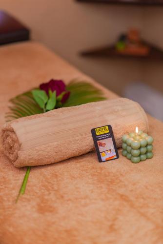 Spa und/oder Wellnesseinrichtungen in der Unterkunft Hotel Le Pousse Pousse