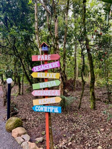 Landskap semula jadi dekat dengan chalet
