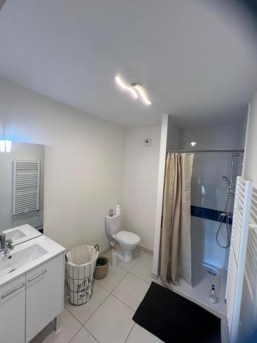 Ένα μπάνιο στο Télétravail pro - Calme, grand espace, plein centre