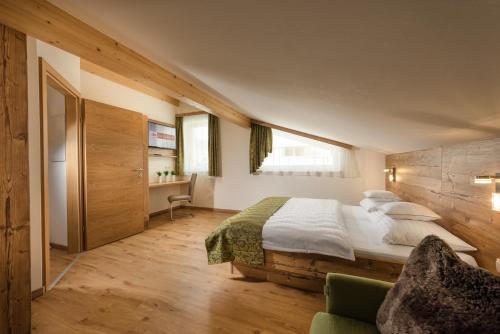 Postel nebo postele na pokoji v ubytování das Burghard
