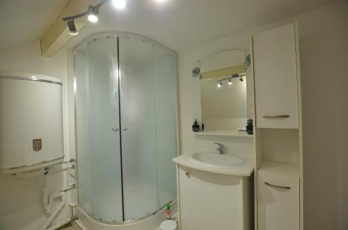 Koupelna v ubytování VILLA Elisabeth