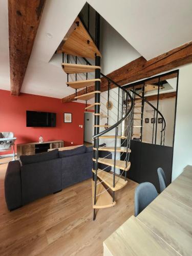 Μια τηλεόραση ή/και κέντρο ψυχαγωγίας στο T3 Duplex with bike garage close