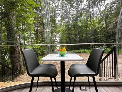 Balkón nebo terasa v ubytování Studio Capsule House in Parry Sound #32