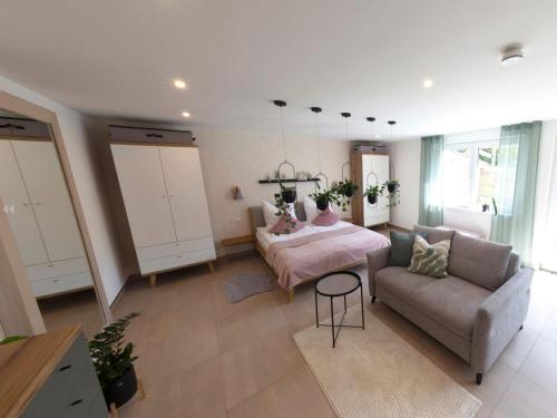 Posezení v ubytování Bei Heussens