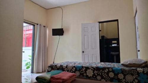 Телевизор и/или развлекательный центр в Hostal Casa Habana