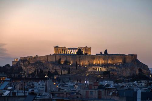 Acropolis view luxury apartment