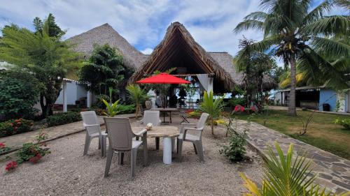 Zahrada ubytování Las sevillanas beach hotel y restaurante