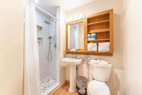 Koupelna v ubytování Expedition Station 8569 by Summit County Mountain Retreats