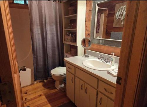 Ένα μπάνιο στο Triple Nickel Cabin