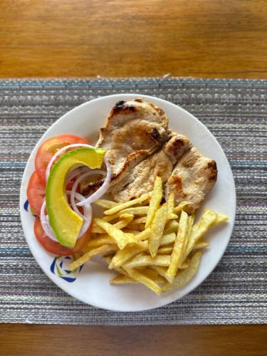 Jídlo v chaty nebo okolí