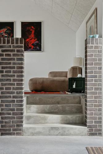 Zona de estar de Holiday Home With Fjord Views