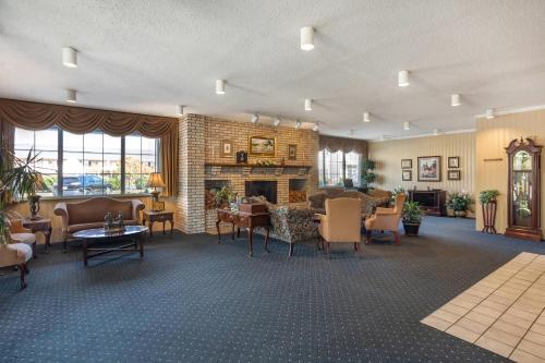 Ruang duduk di Quality Inn Gettysburg Battlefield