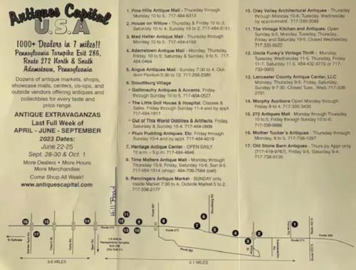 a menu for a restaurant with descriptions of food and drinks at The Highland Oasis in Ephrata
