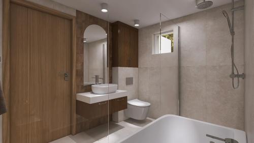 Ένα μπάνιο στο Vega Luxury & Relax House